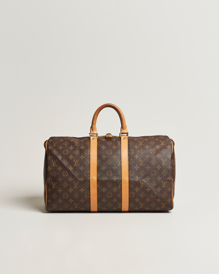 Homme | Louis Vuitton Pre-Owned Keepall 45 Bag Monogram | Louis Vuitton Pre-Owned | Keepall 45 Bag Monogram