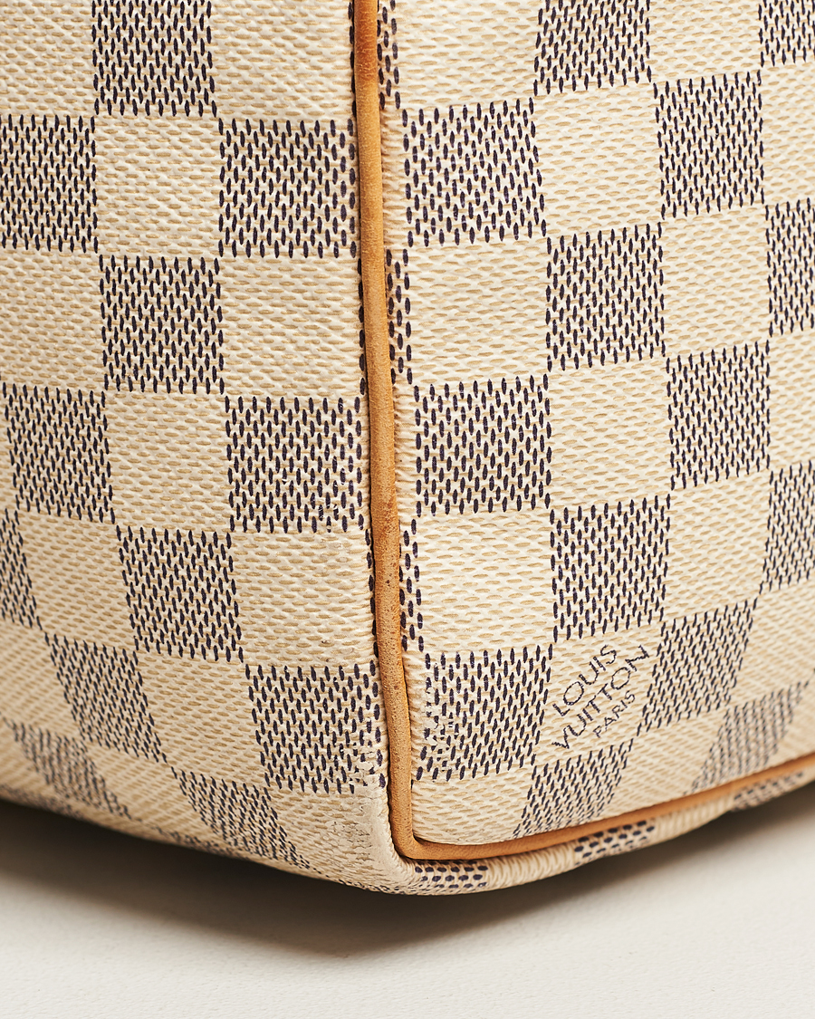 Homme | Louis Vuitton Pre-Owned Keepall 50 Bag Damier Azur | Louis Vuitton Pre-Owned | Keepall 50 Bag Damier Azur