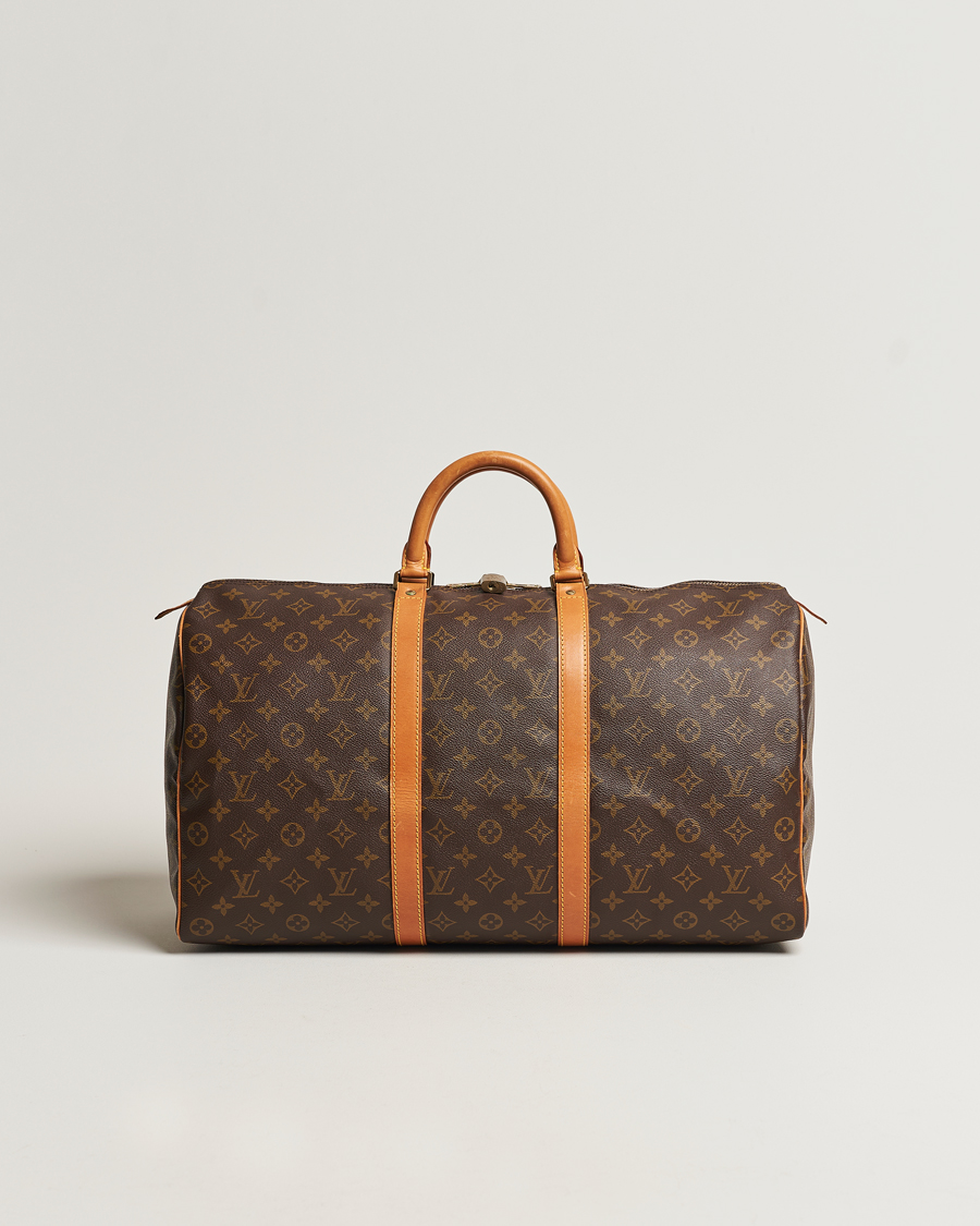 Homme | Louis Vuitton Pre-Owned Keepall 50 Bag Monogram | Louis Vuitton Pre-Owned | Keepall 50 Bag Monogram