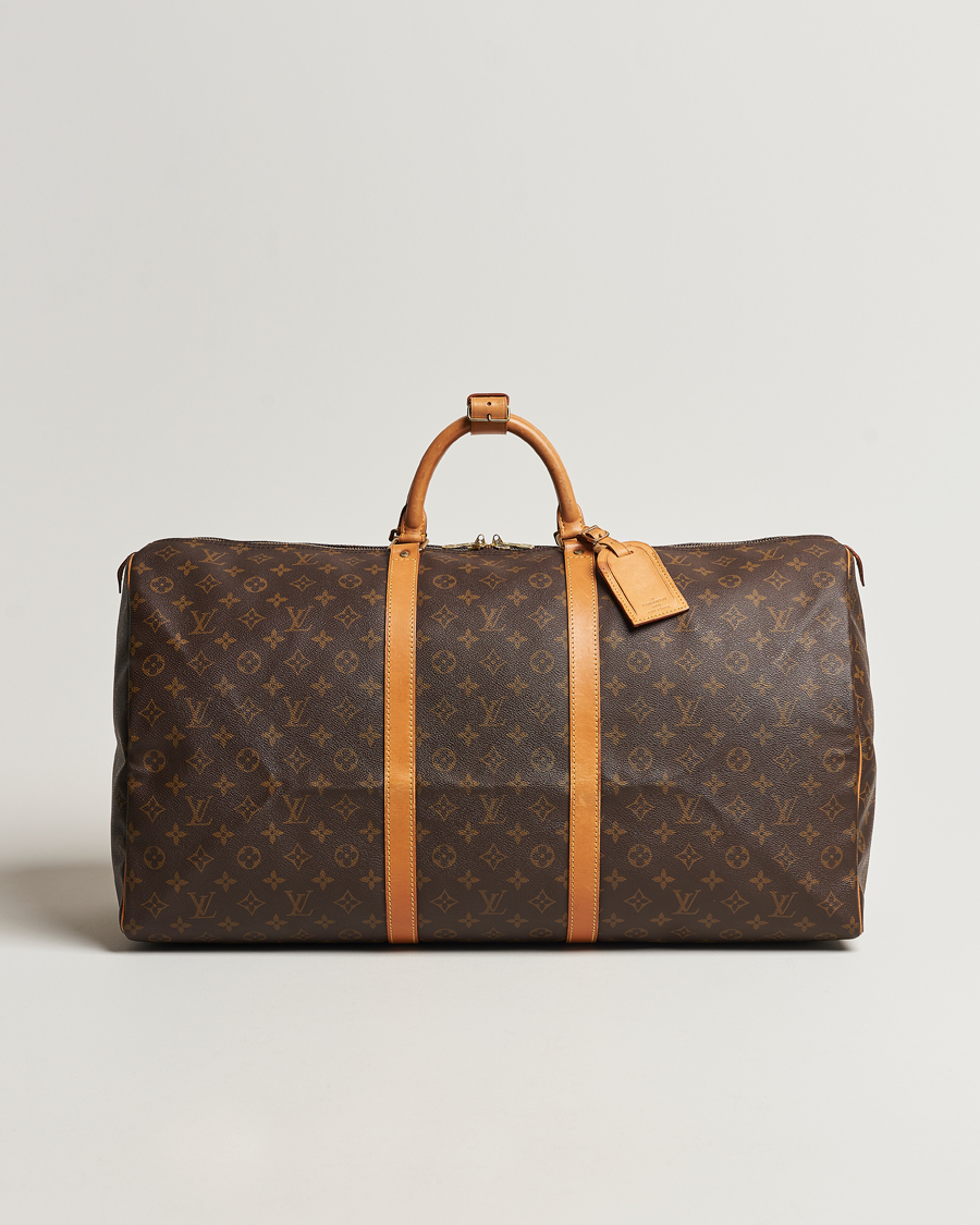 Homme | Louis Vuitton Pre-Owned Keepall 60 Bag Monogram | Louis Vuitton Pre-Owned | Keepall 60 Bag Monogram