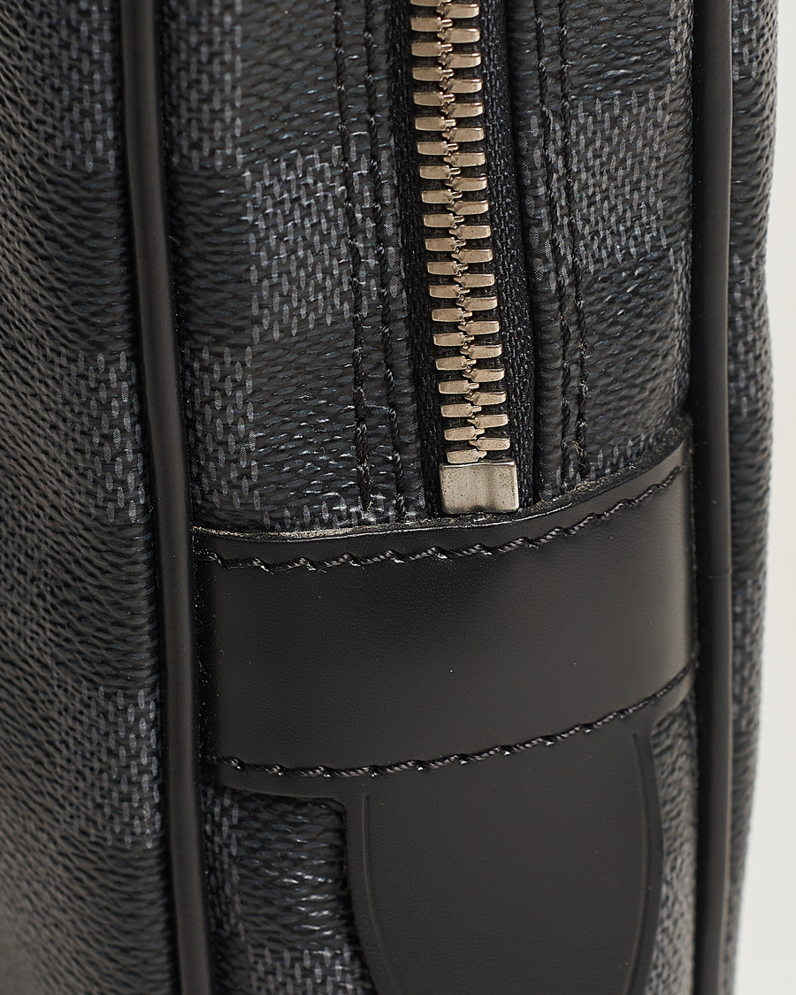 Homme | Louis Vuitton Pre-Owned Porte-Documents Voyager Briefcase Damier Graphite | Louis Vuitton Pre-Owned | Porte-Documents Voyager Briefcase Damier Graphite