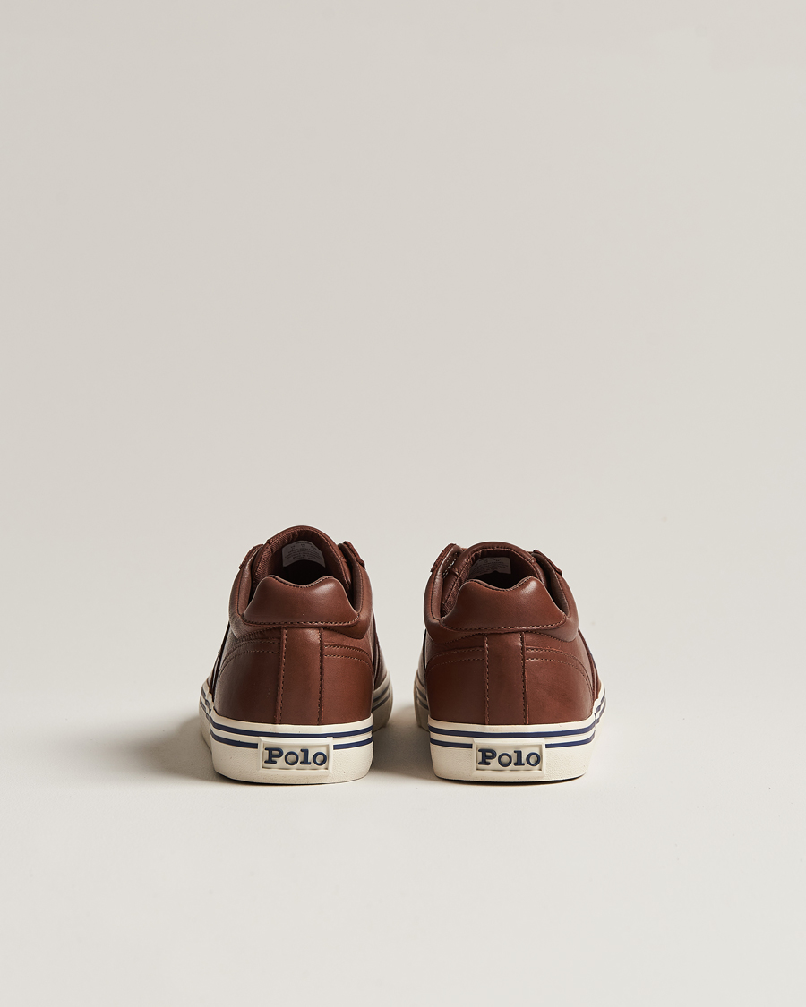 Heren | Polo Ralph Lauren Hanford Leather Sneaker Tan | Polo Ralph Lauren | Hanford Leather Sneaker Tan
