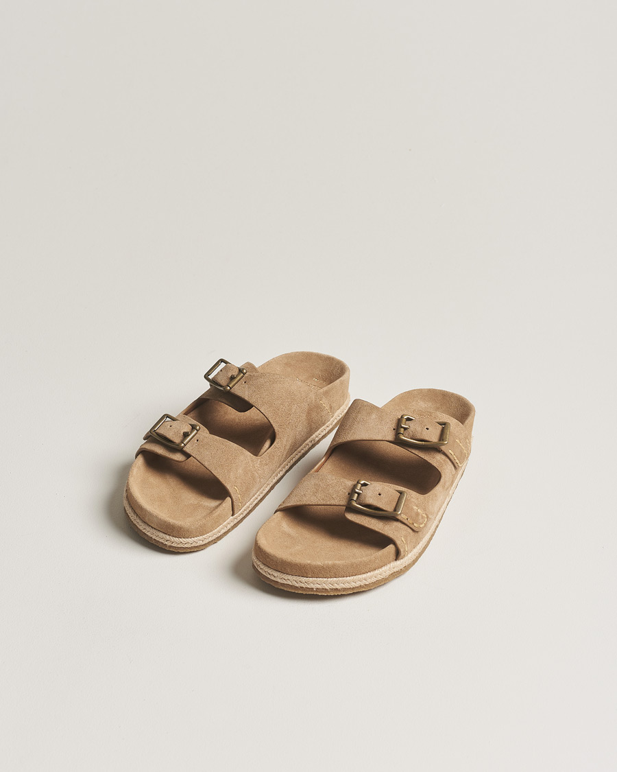 Heren | Sandalen slides | Polo Ralph Lauren | Turbach Leather Sandals Milkshake