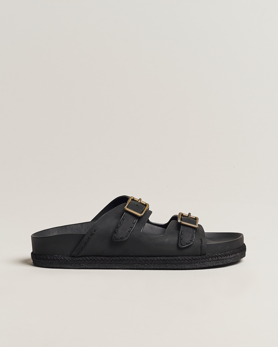 Homme | Polo Ralph Lauren Turbach Leather Sandals Black | Polo Ralph Lauren | Turbach Leather Sandals Black