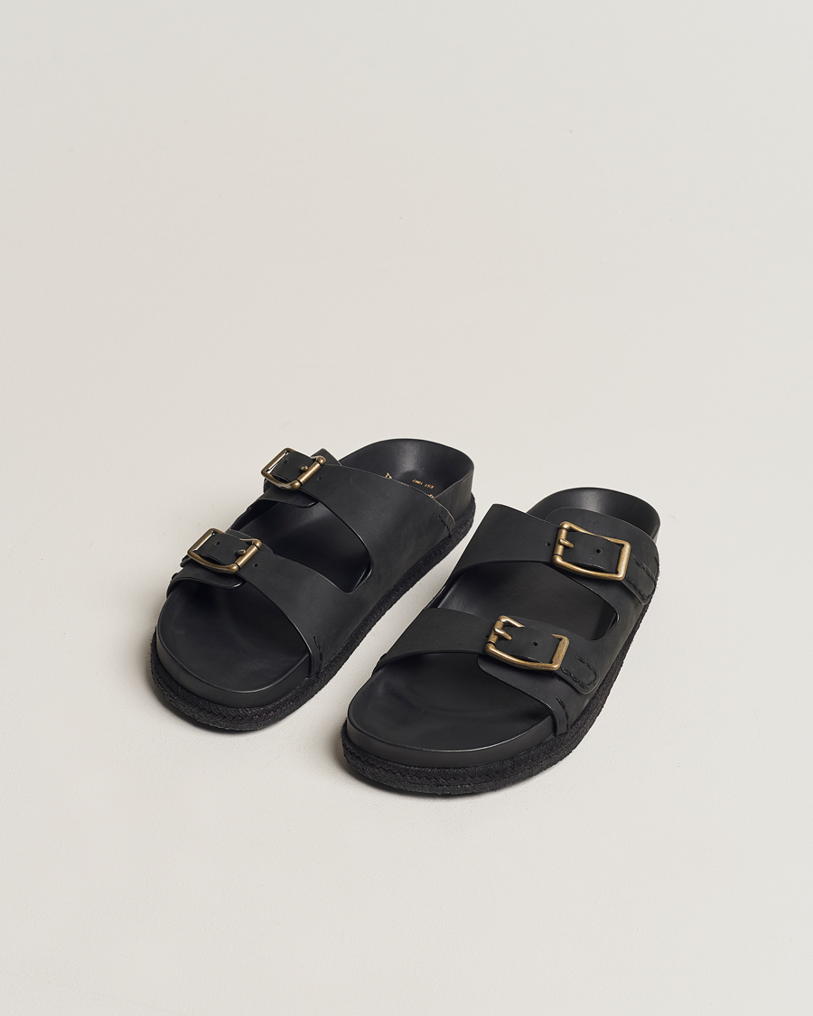 Homme | Polo Ralph Lauren Turbach Leather Sandals Black | Polo Ralph Lauren | Turbach Leather Sandals Black