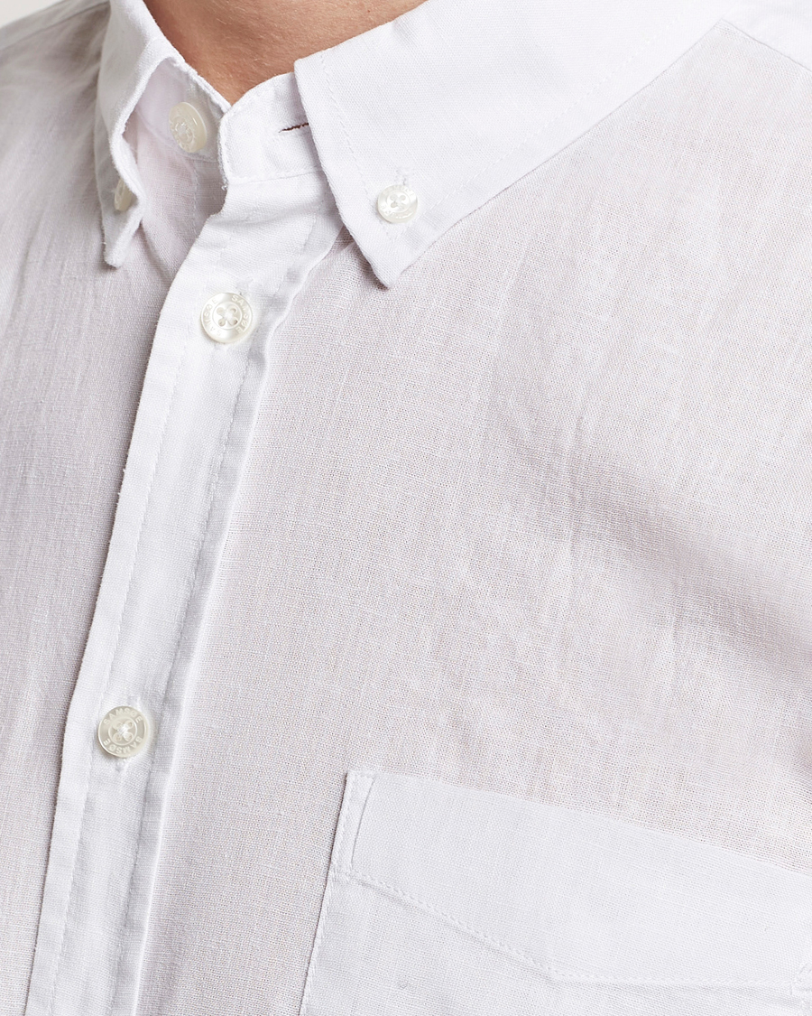 Homme | Chemises | Samsøe Samsøe | Liam Linen/Cotton Shirt White