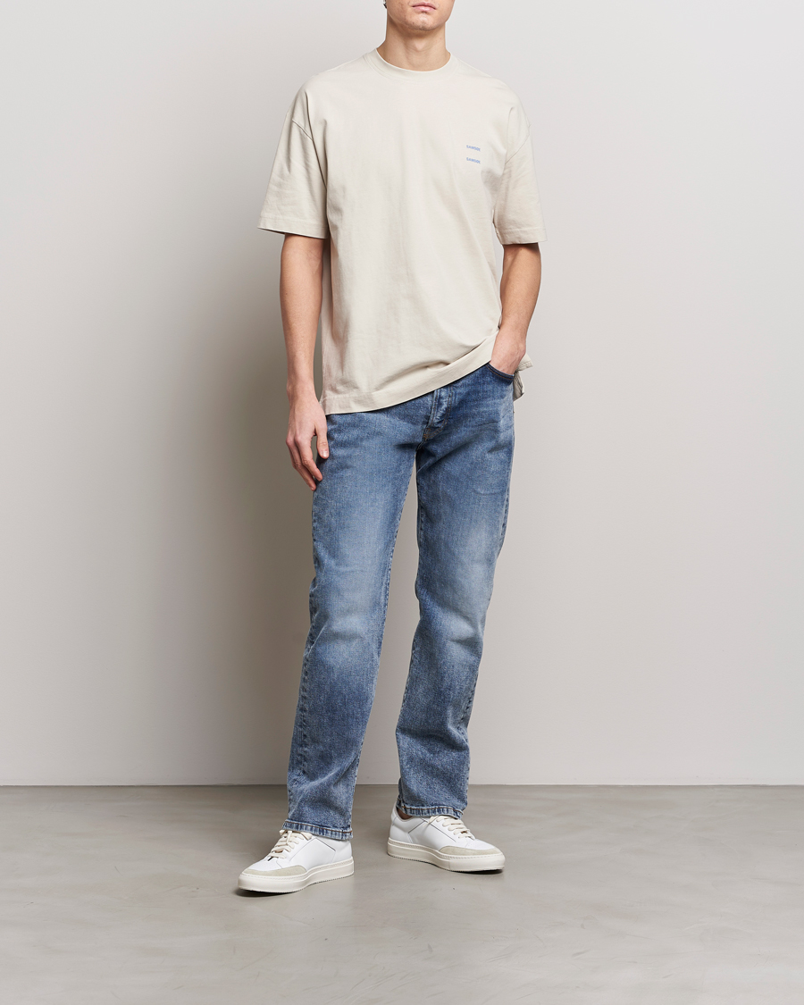Heren | T-shirts | Samsøe Samsøe | Joel Organic Cotton T-Shirt Moonstruck