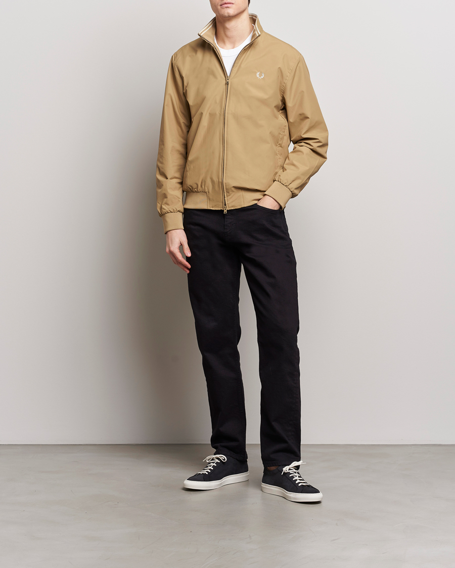 Homme | Manteaux Et Vestes | Fred Perry | Brentham Jacket Warm Stone
