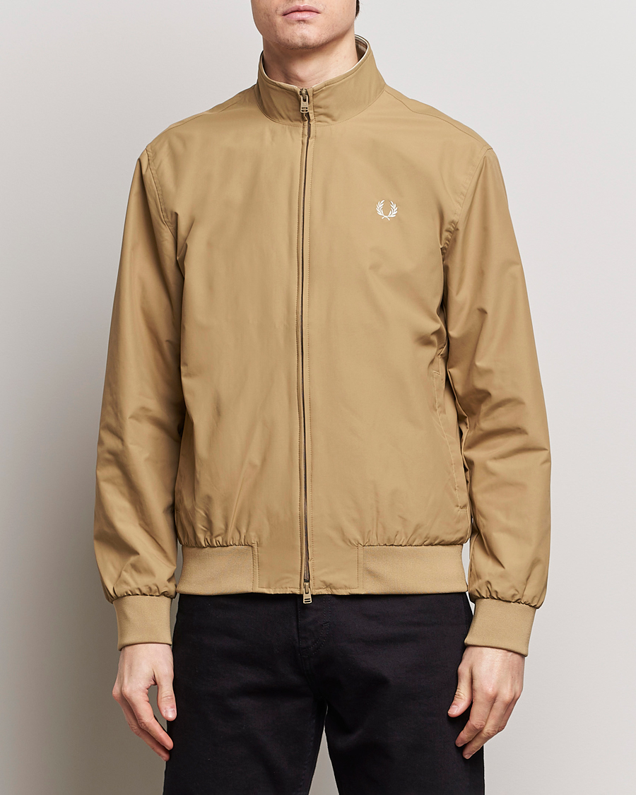 Homme | Manteaux Et Vestes | Fred Perry | Brentham Jacket Warm Stone