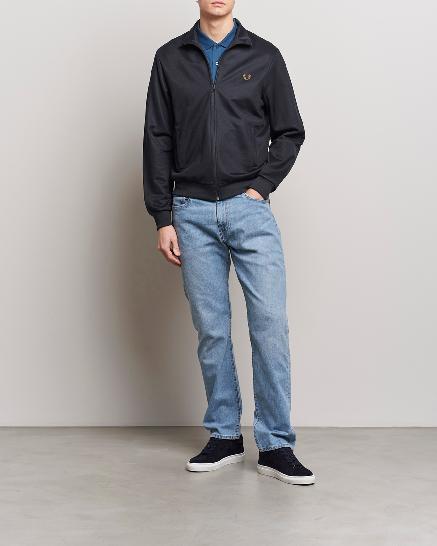 Homme | Pulls Et Tricots | Fred Perry | Track Jacket Navy