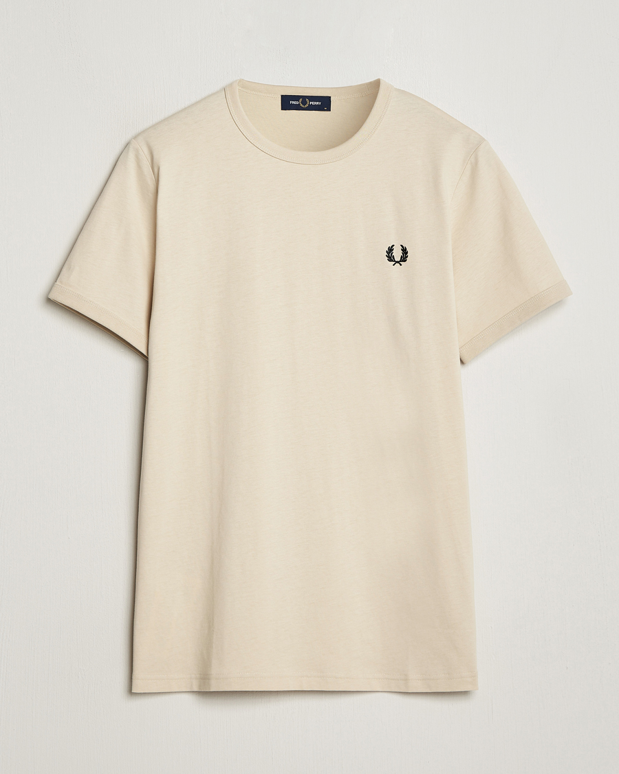 Homme | T-shirts | Fred Perry | Ringer T-Shirt Oatmeal