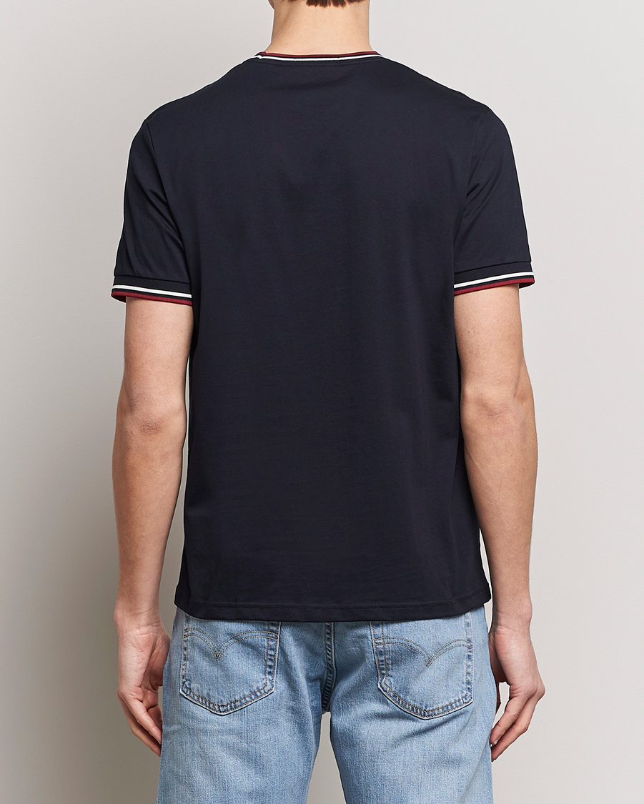 Heren | T-shirts | Fred Perry | Twin Tipped T-Shirt Navy