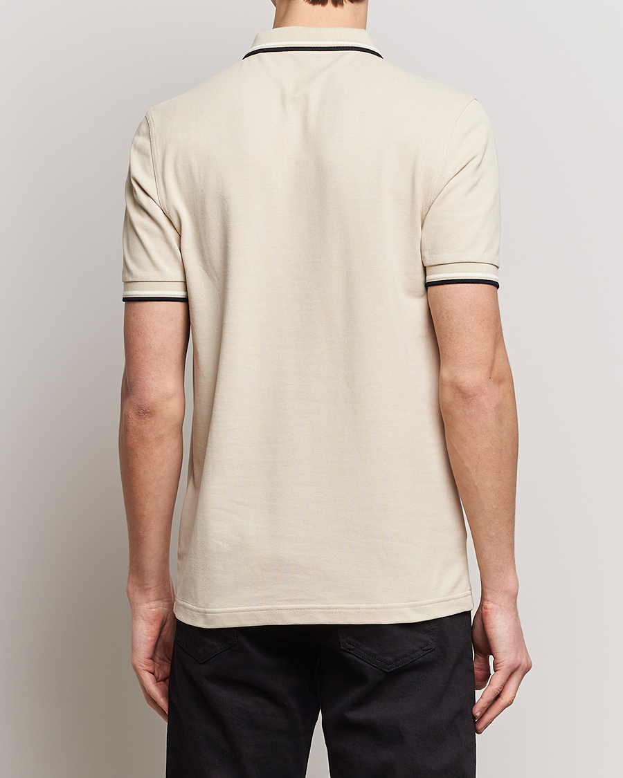 Homme | Polos | Fred Perry | Twin Tipped Polo Shirt Oatmeal