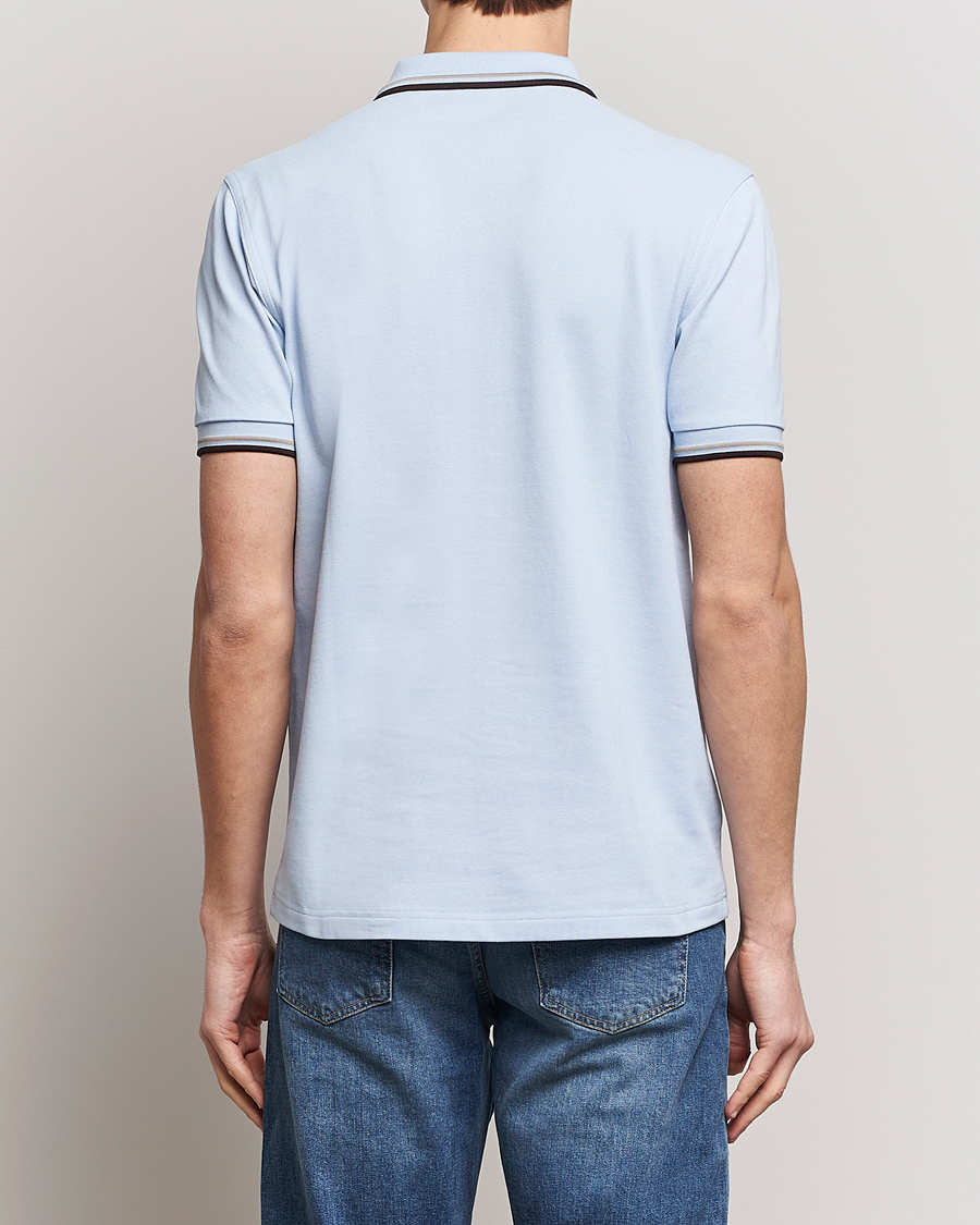 Homme | Polos | Fred Perry | Twin Tipped Polo Shirt Light Smoke