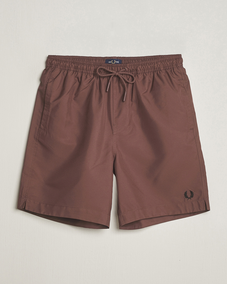 Homme | Maillots De Bain | Fred Perry | Classic Swimshorts Brick Red