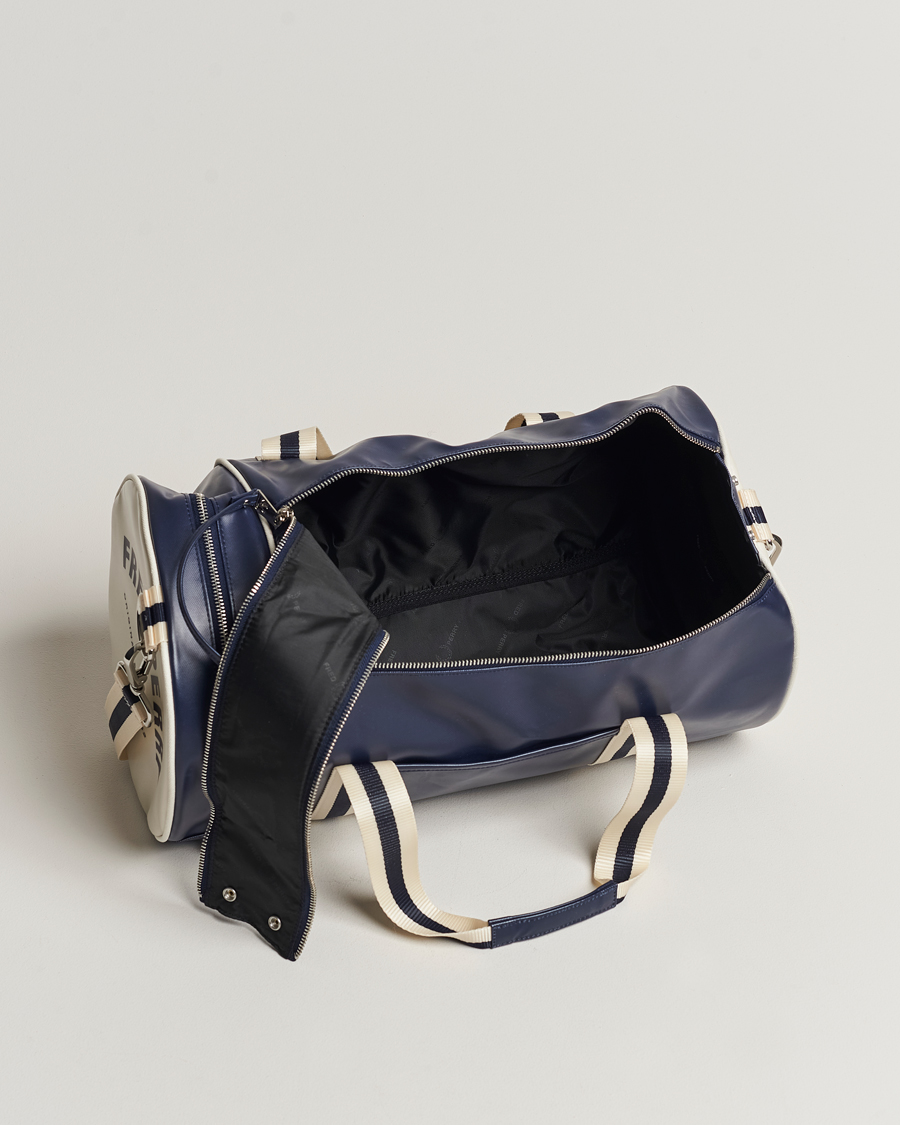 Homme | Fred Perry Classic Barrel Bag Navy/Ecru | Fred Perry | Classic Barrel Bag Navy/Ecru