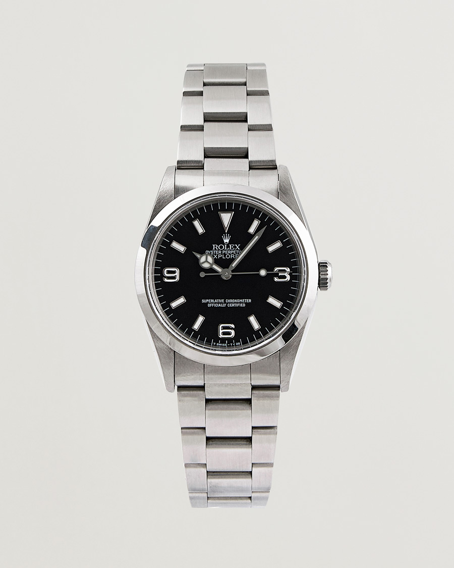 Homme | Rolex Pre-Owned Explorer 14270 Steel Black | Rolex Pre-Owned | Explorer 14270 Steel Black