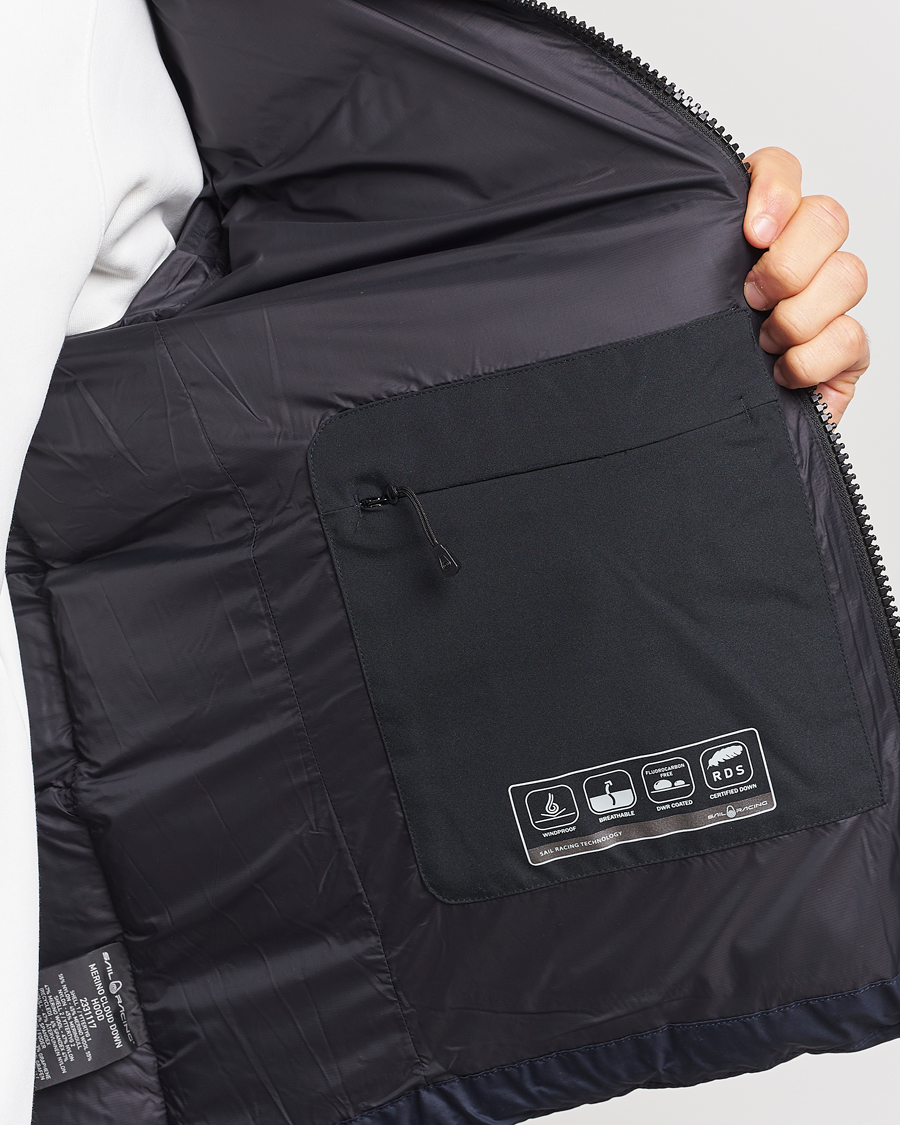 Homme | Manteaux Et Vestes | Sail Racing | Merino Cloud Hooded Down Jacket Dark Navy