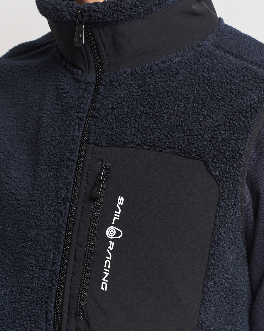 Heren | Gilets | Sail Racing | Bowman Pile Zip Vest Dark Navy