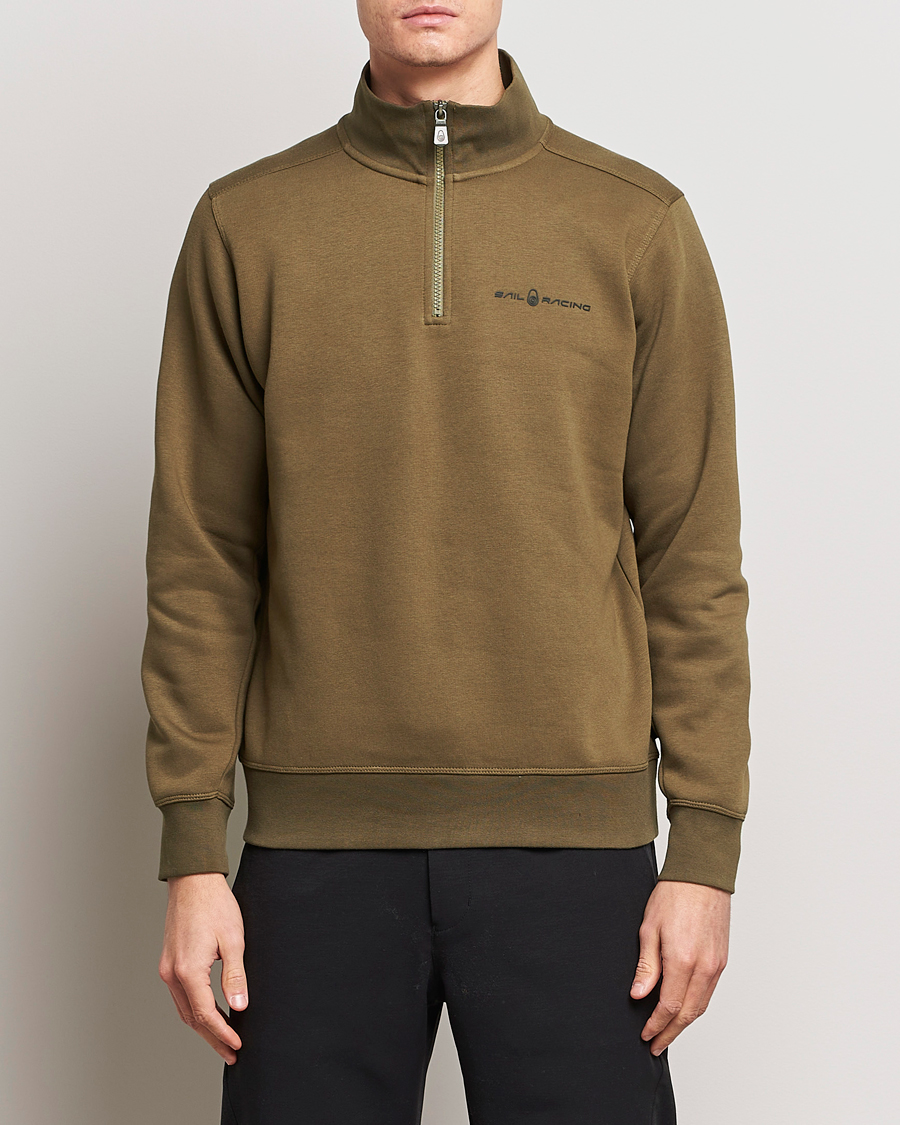 Homme | Pulls Et Tricots | Sail Racing | Bowman Half Zip Dusty Green