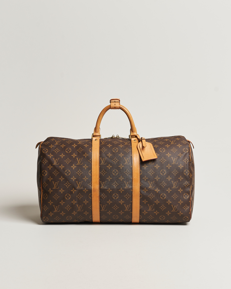 Homme | Louis Vuitton Pre-Owned Keepall 50 Bag Monogram | Louis Vuitton Pre-Owned | Keepall 50 Bag Monogram