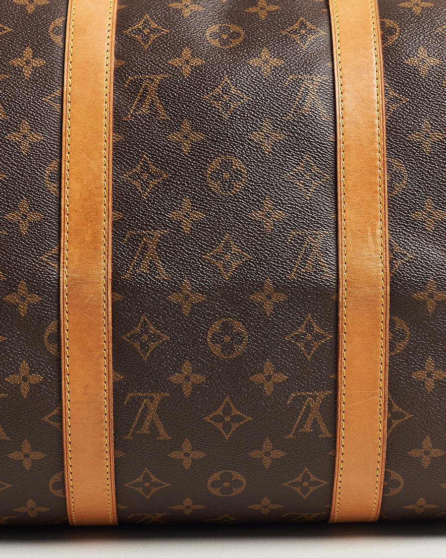 Homme | Louis Vuitton Pre-Owned Keepall 50 Bag Monogram | Louis Vuitton Pre-Owned | Keepall 50 Bag Monogram