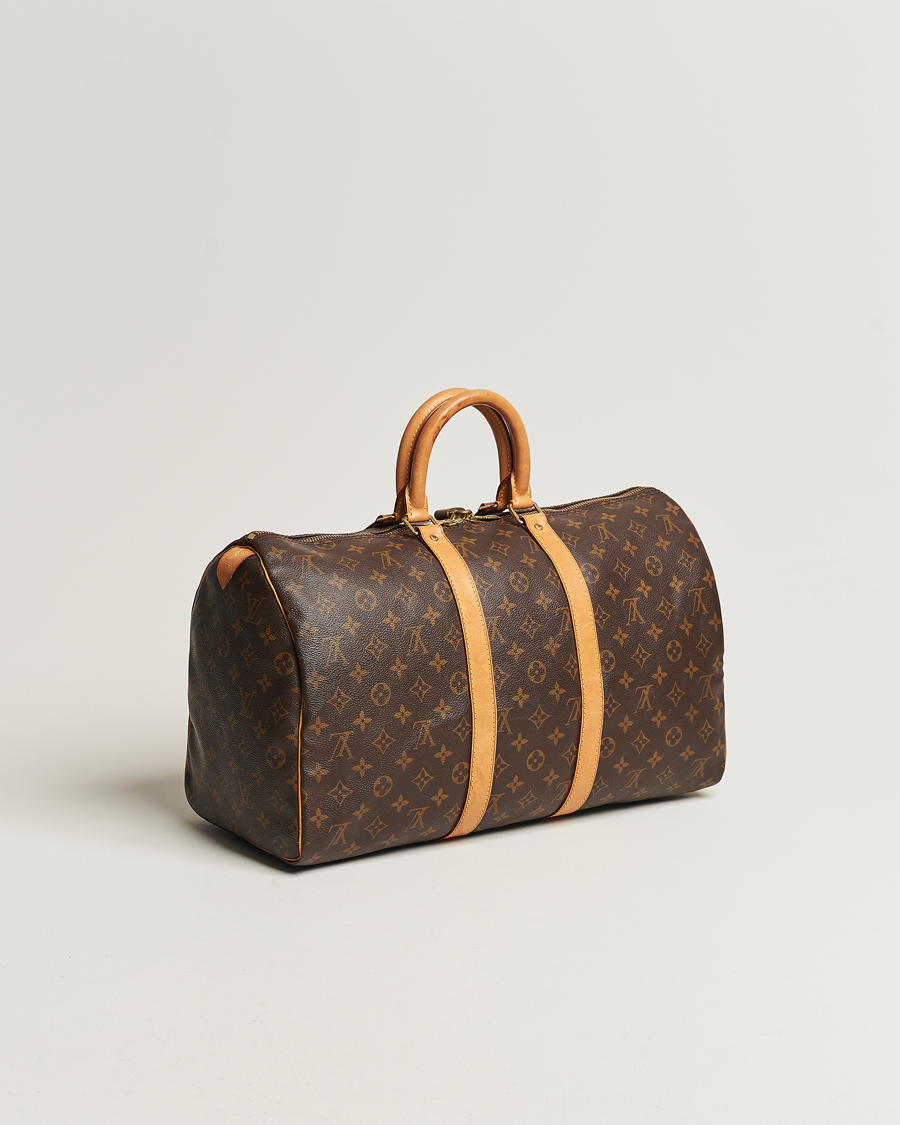 Homme | Louis Vuitton Pre-Owned Keepall 45 Bag Monogram | Louis Vuitton Pre-Owned | Keepall 45 Bag Monogram
