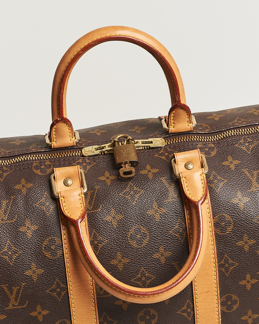 Homme | Louis Vuitton Pre-Owned Keepall 45 Bag Monogram | Louis Vuitton Pre-Owned | Keepall 45 Bag Monogram
