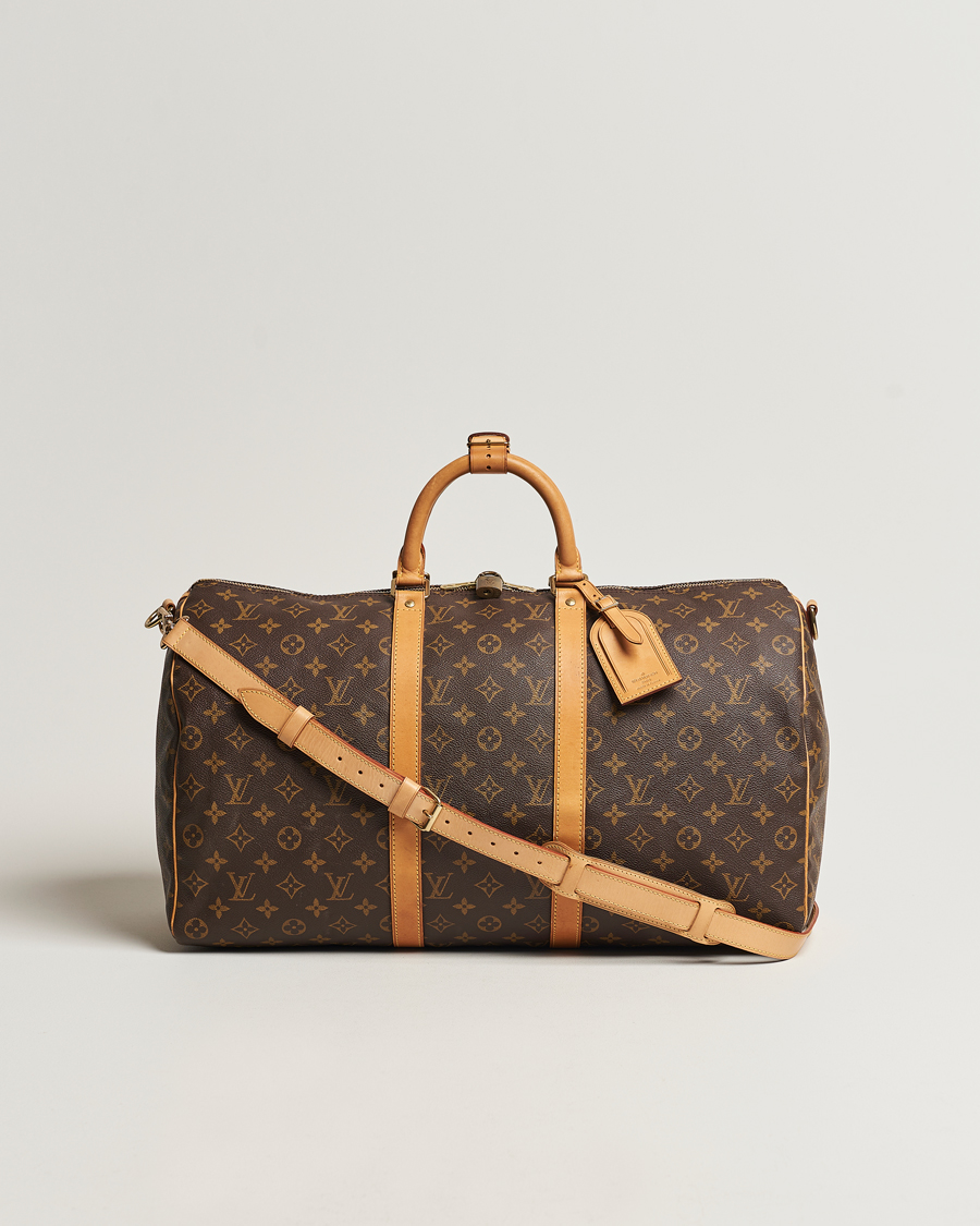 Homme | Louis Vuitton Pre-Owned Keepall Bandoulière 50 Monogram | Louis Vuitton Pre-Owned | Keepall Bandoulière 50 Monogram
