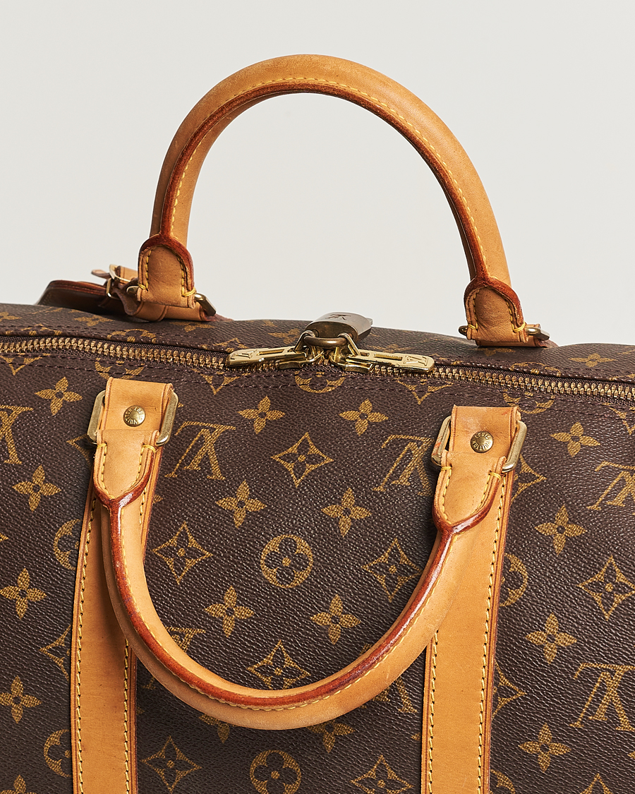 Homme | Louis Vuitton Pre-Owned Keepall Bandoulière 50 Monogram | Louis Vuitton Pre-Owned | Keepall Bandoulière 50 Monogram