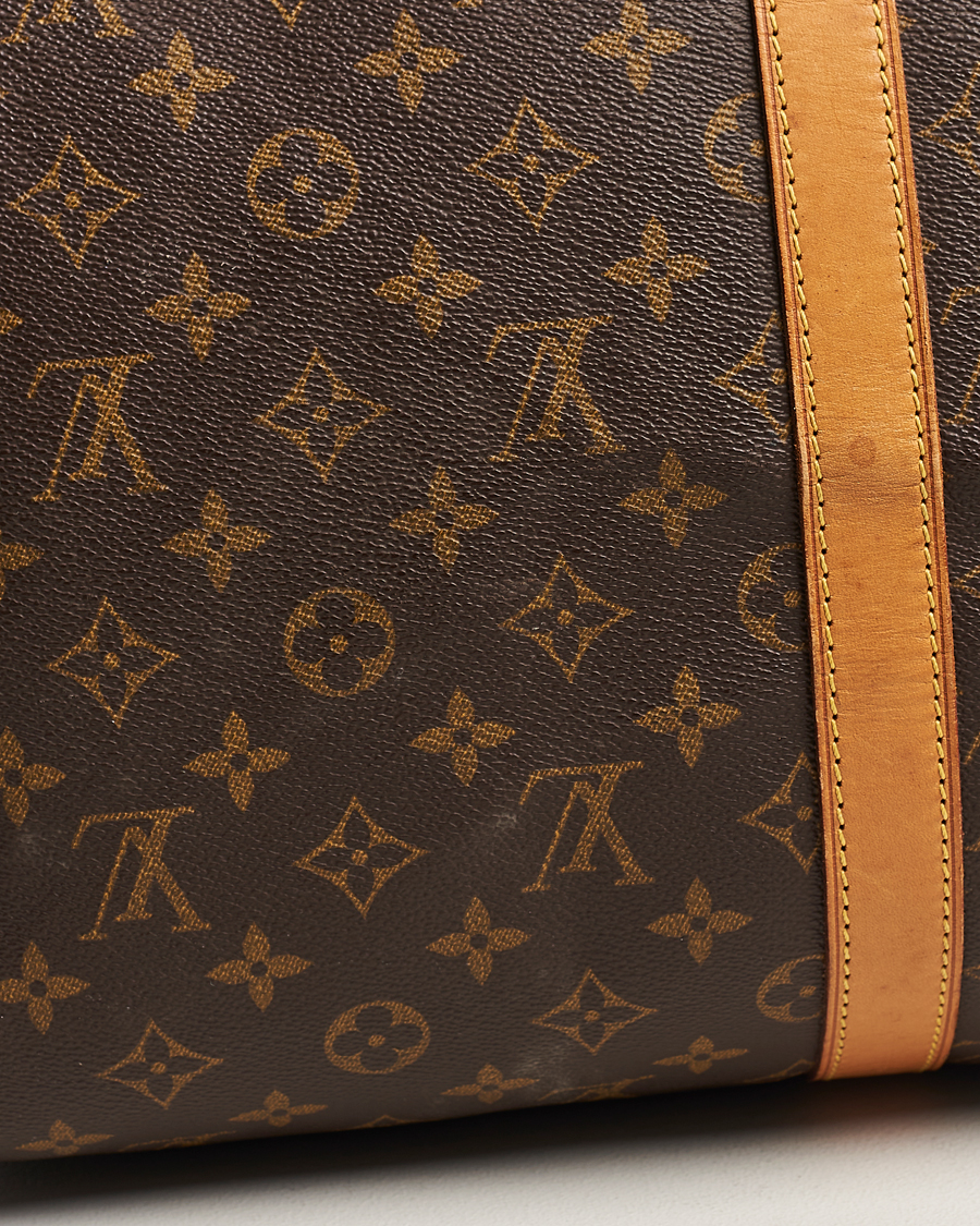 Homme | Louis Vuitton Pre-Owned Keepall Bandoulière 50 Monogram | Louis Vuitton Pre-Owned | Keepall Bandoulière 50 Monogram