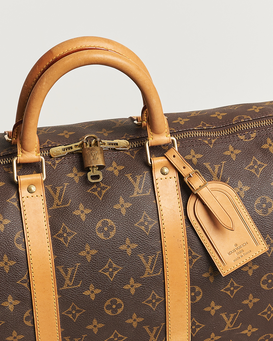 Homme | Louis Vuitton Pre-Owned Keepall Bandoulière 50 Monogram | Louis Vuitton Pre-Owned | Keepall Bandoulière 50 Monogram