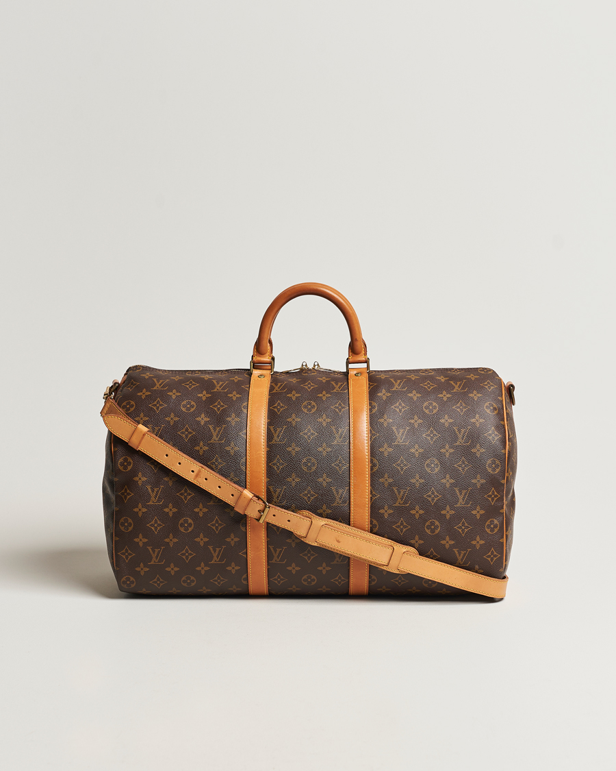 Homme | Louis Vuitton Pre-Owned Keepall Bandoulière 50 Monogram | Louis Vuitton Pre-Owned | Keepall Bandoulière 50 Monogram