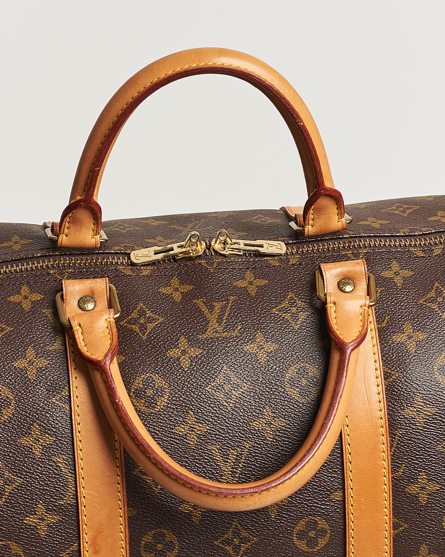 Homme | Louis Vuitton Pre-Owned Keepall 55 Bag Monogram | Louis Vuitton Pre-Owned | Keepall 55 Bag Monogram