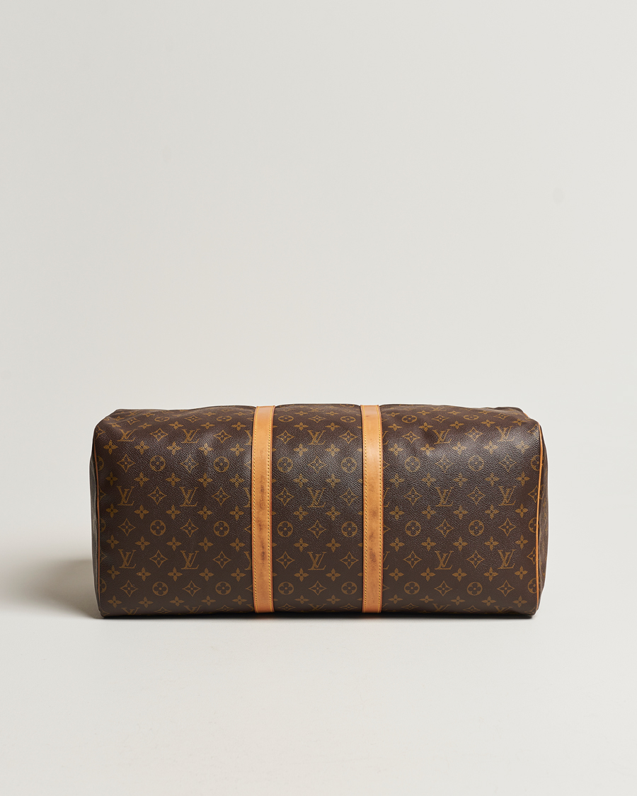 Homme | Louis Vuitton Pre-Owned Keepall 55 Bag Monogram | Louis Vuitton Pre-Owned | Keepall 55 Bag Monogram