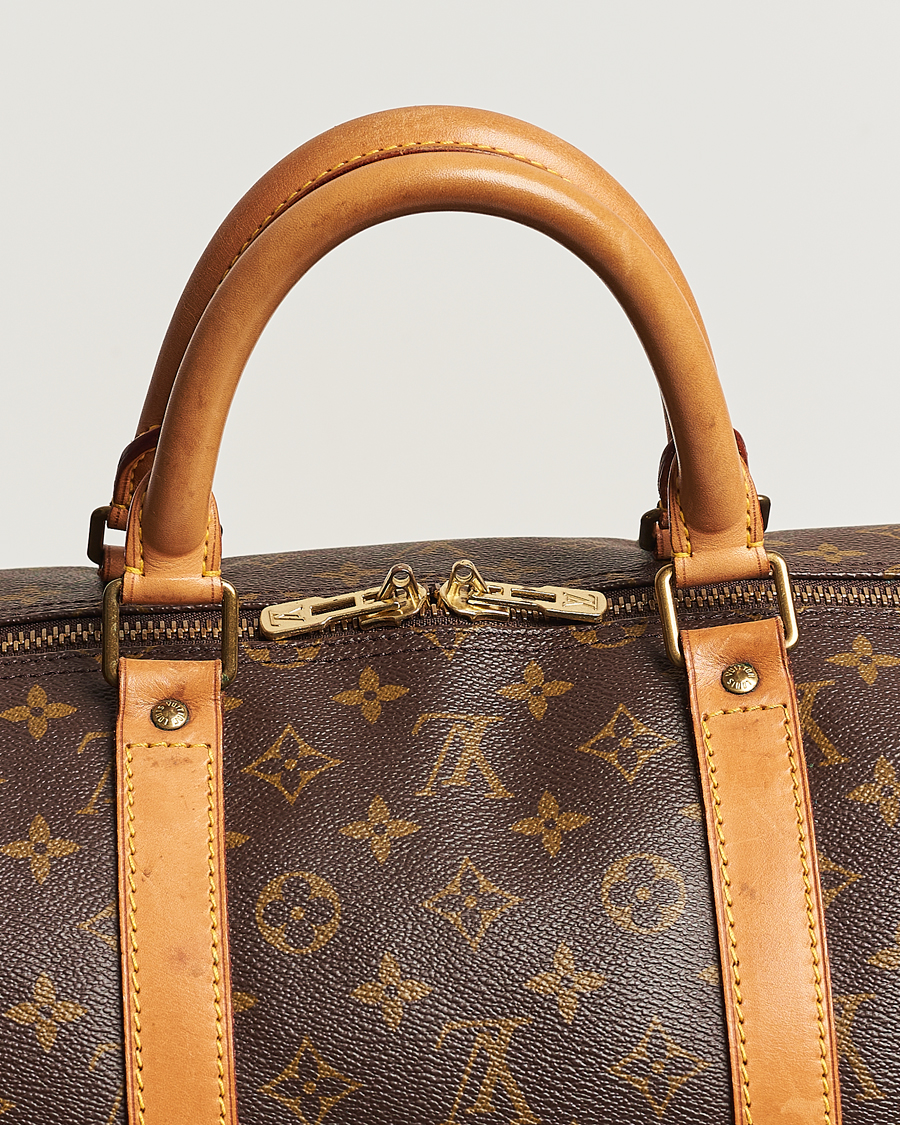 Homme | Louis Vuitton Pre-Owned Keepall 55 Bag Monogram | Louis Vuitton Pre-Owned | Keepall 55 Bag Monogram
