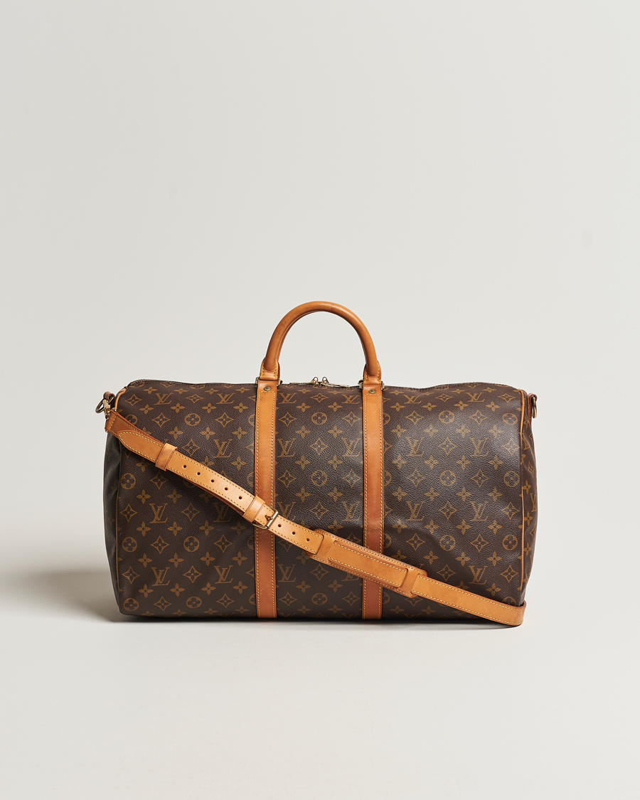 Homme | Louis Vuitton Pre-Owned Keepall Bandoulière 50 Monogram | Louis Vuitton Pre-Owned | Keepall Bandoulière 50 Monogram