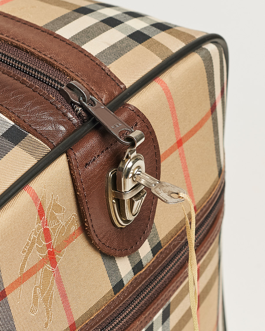 Homme | Burberry Pre-Owned Duffle Bag Haymarket Check | Burberry Pre-Owned | Duffle Bag Haymarket Check