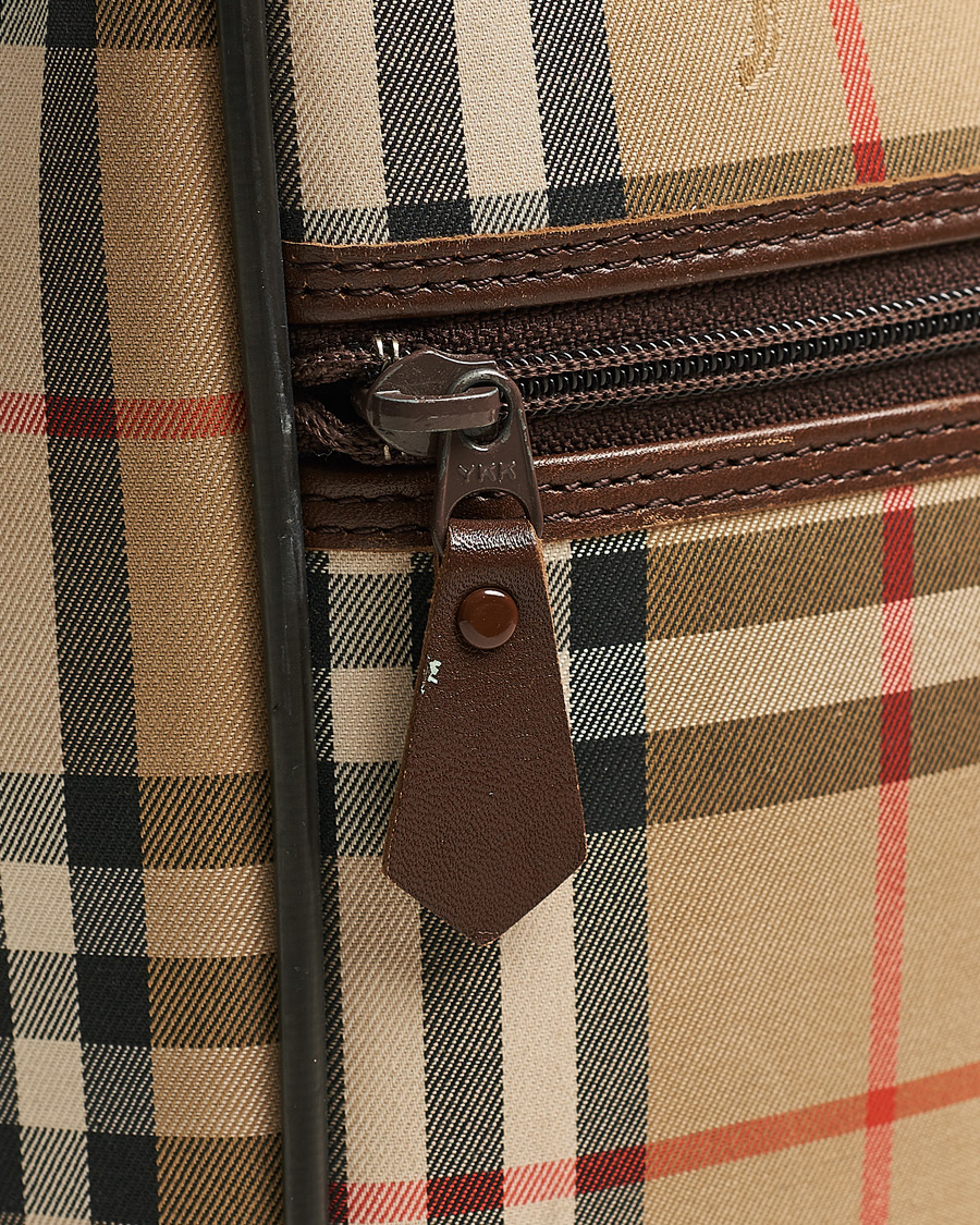 Homme | Burberry Pre-Owned Duffle Bag Haymarket Check | Burberry Pre-Owned | Duffle Bag Haymarket Check