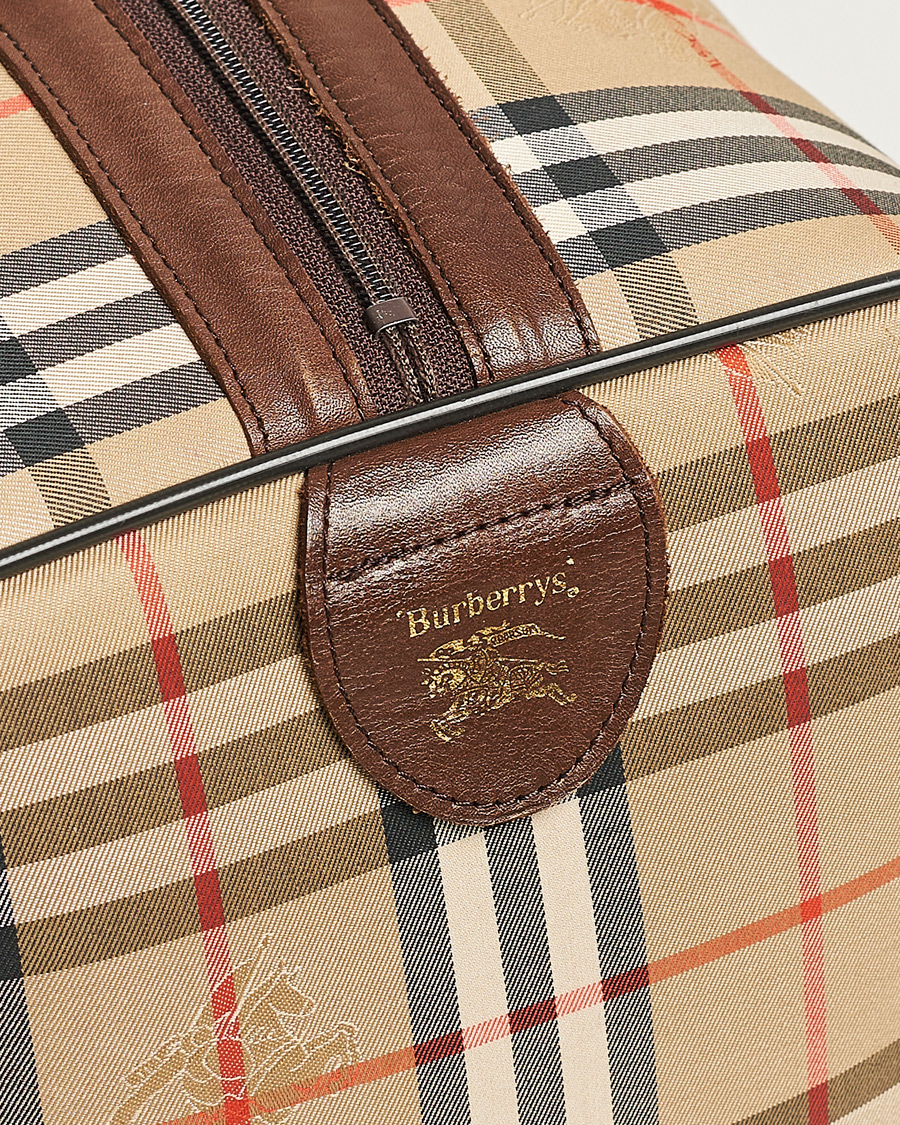 Homme | Burberry Pre-Owned Duffle Bag Haymarket Check | Burberry Pre-Owned | Duffle Bag Haymarket Check