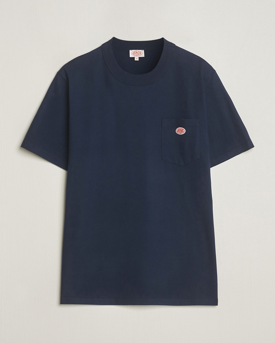Homme | T-shirts | Armor-lux | Callac Pocket T-Shirt Navy