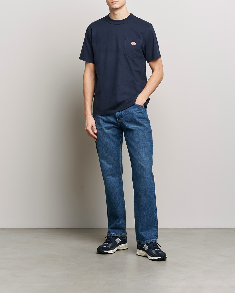 Homme | T-shirts | Armor-lux | Callac Pocket T-Shirt Navy