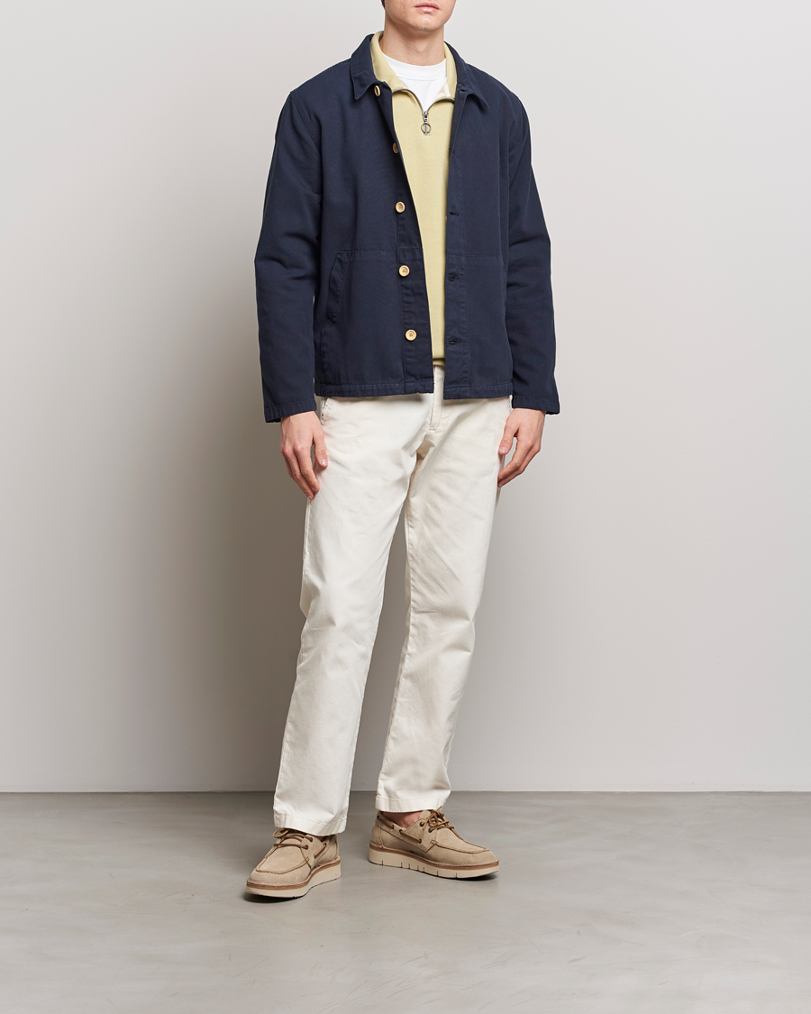 Heren | Overhemden | Armor-lux | Veste Pecheur Heritage Overshirt Deep Marine