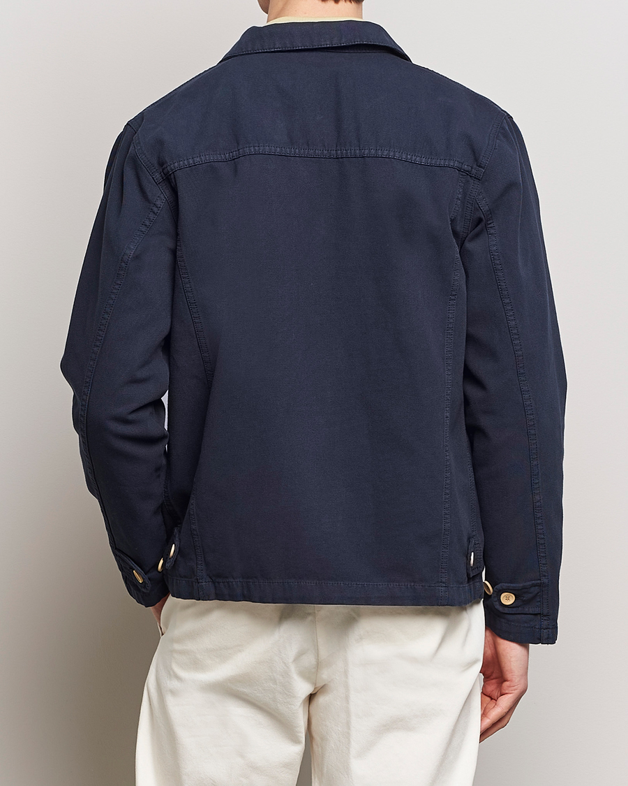 Heren | Overhemden | Armor-lux | Veste Pecheur Heritage Overshirt Deep Marine