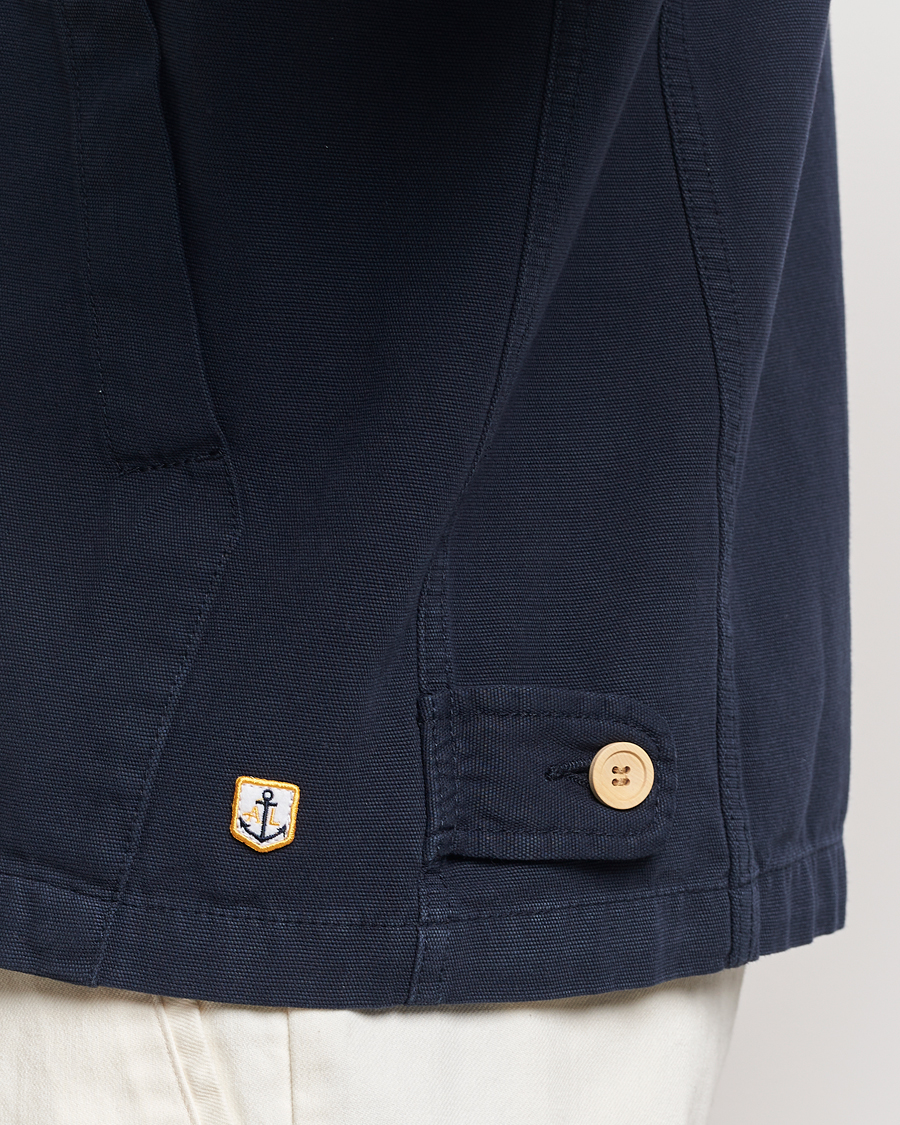 Heren | Overhemden | Armor-lux | Veste Pecheur Heritage Overshirt Deep Marine