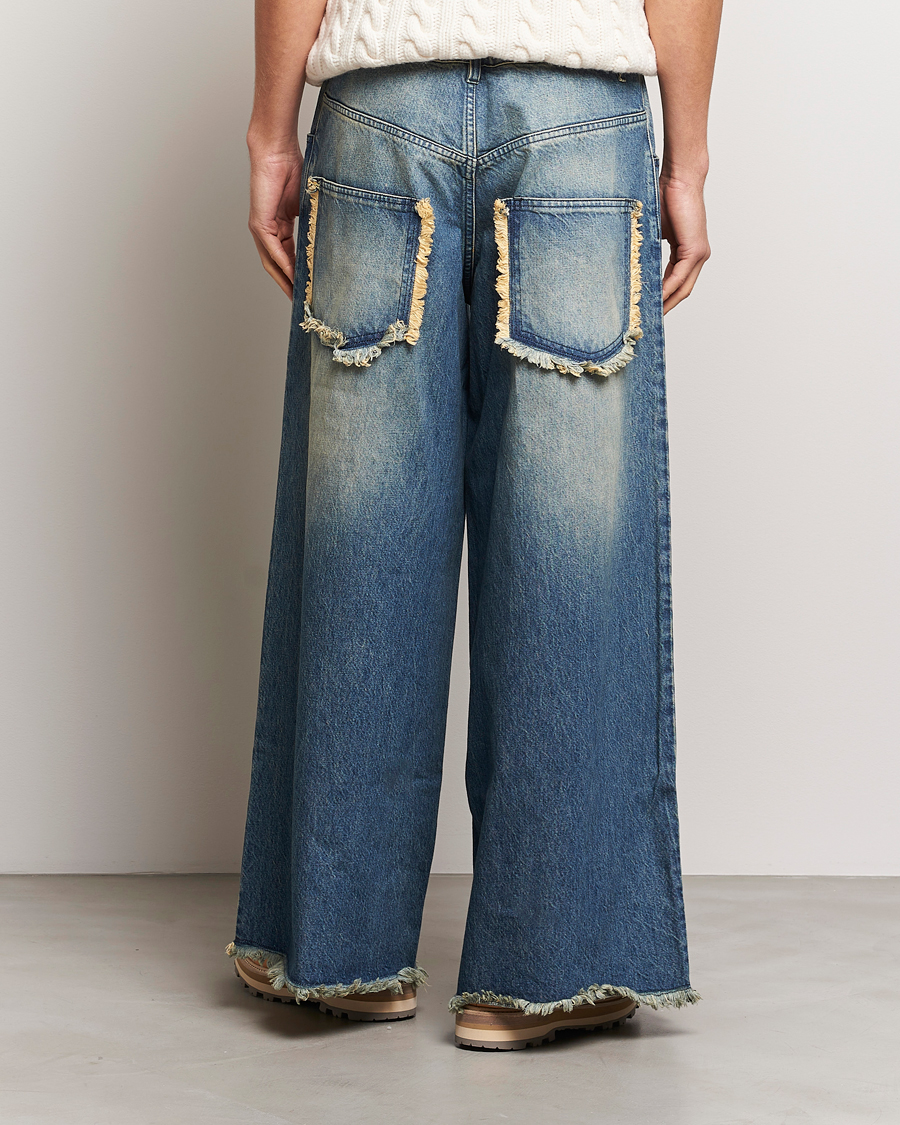 Heren | Jeans | Moncler Genius | Wide Jeans Mid Blue