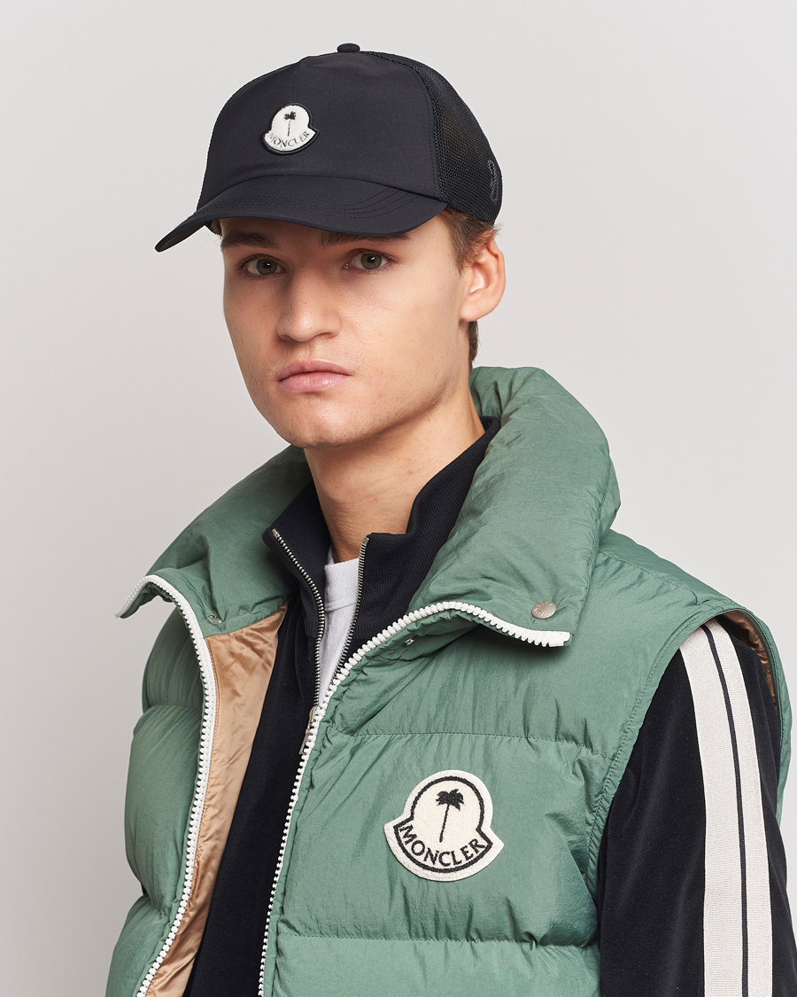 Homme | Moncler Genius Logo Baseball Cap Black | Moncler Genius | Logo Baseball Cap Black