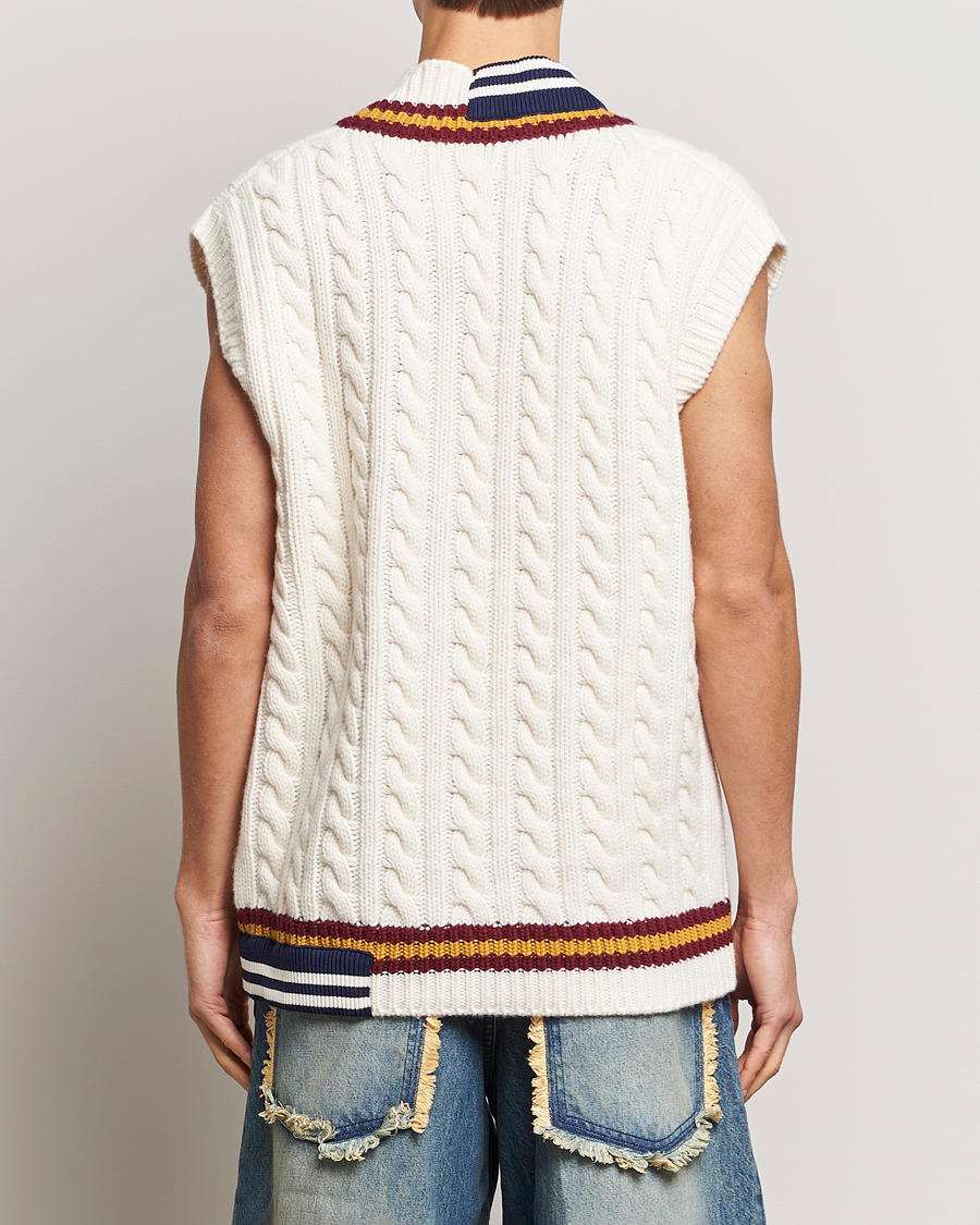 Homme | Pulls Et Tricots | Moncler Genius | Patchwork Crickett Vest Off White