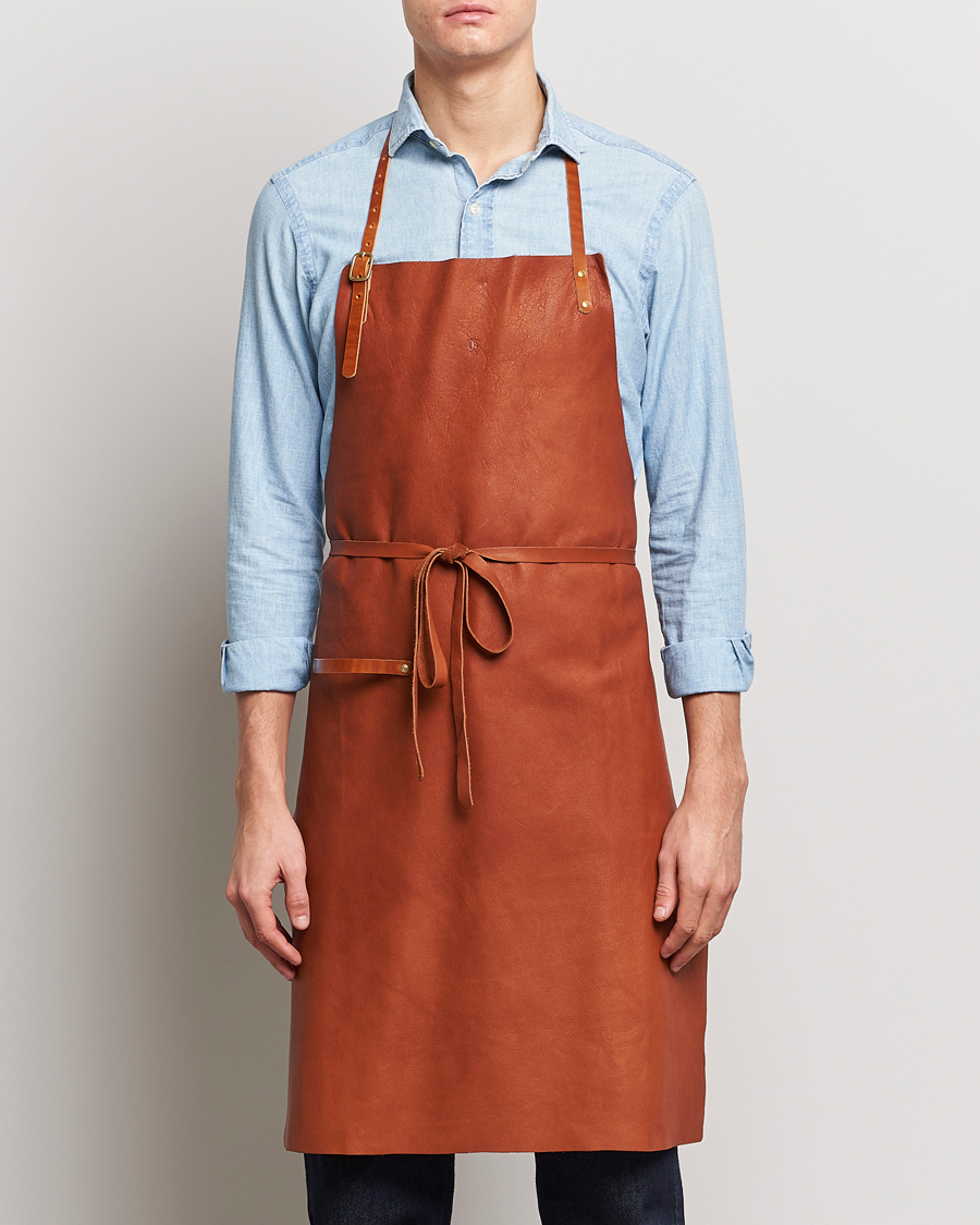 Homme | Pour La Maison | Tärnsjö Garveri | Leather Apron 012 Light Brown