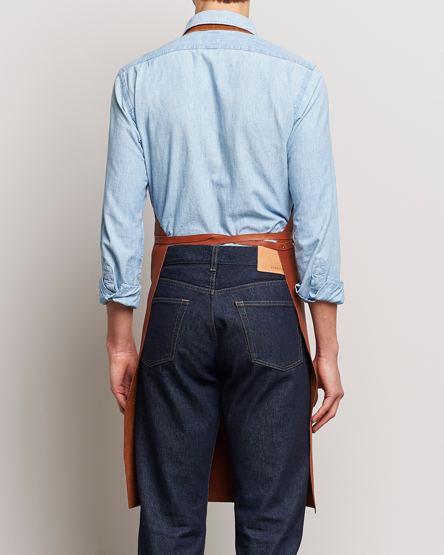 Homme | Pour La Maison | Tärnsjö Garveri | Leather Apron 012 Light Brown